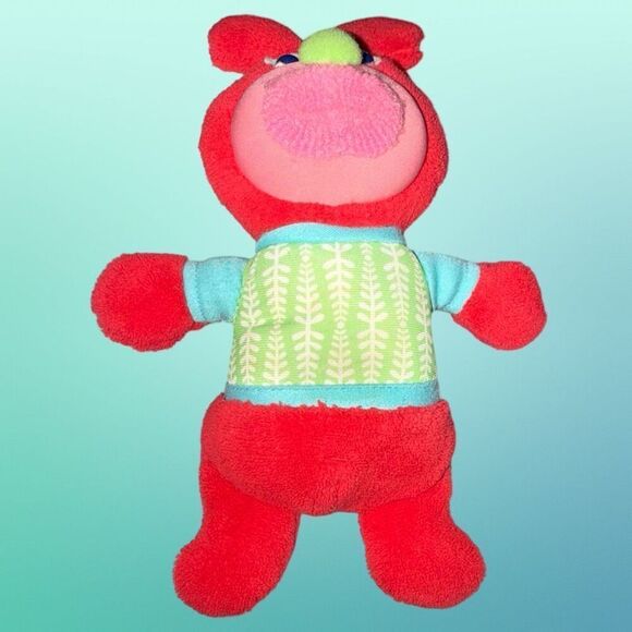 2011 Mattel Sing A Ma Jig Plush Red Retro Shirt Works Tested - Picture 1 of 3